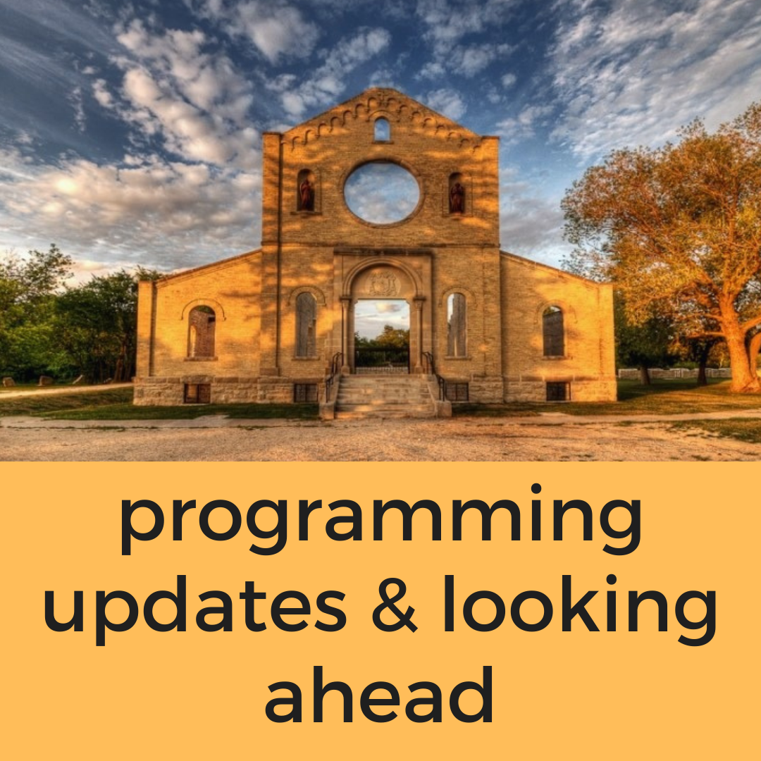 Ruins in background Programming Updates